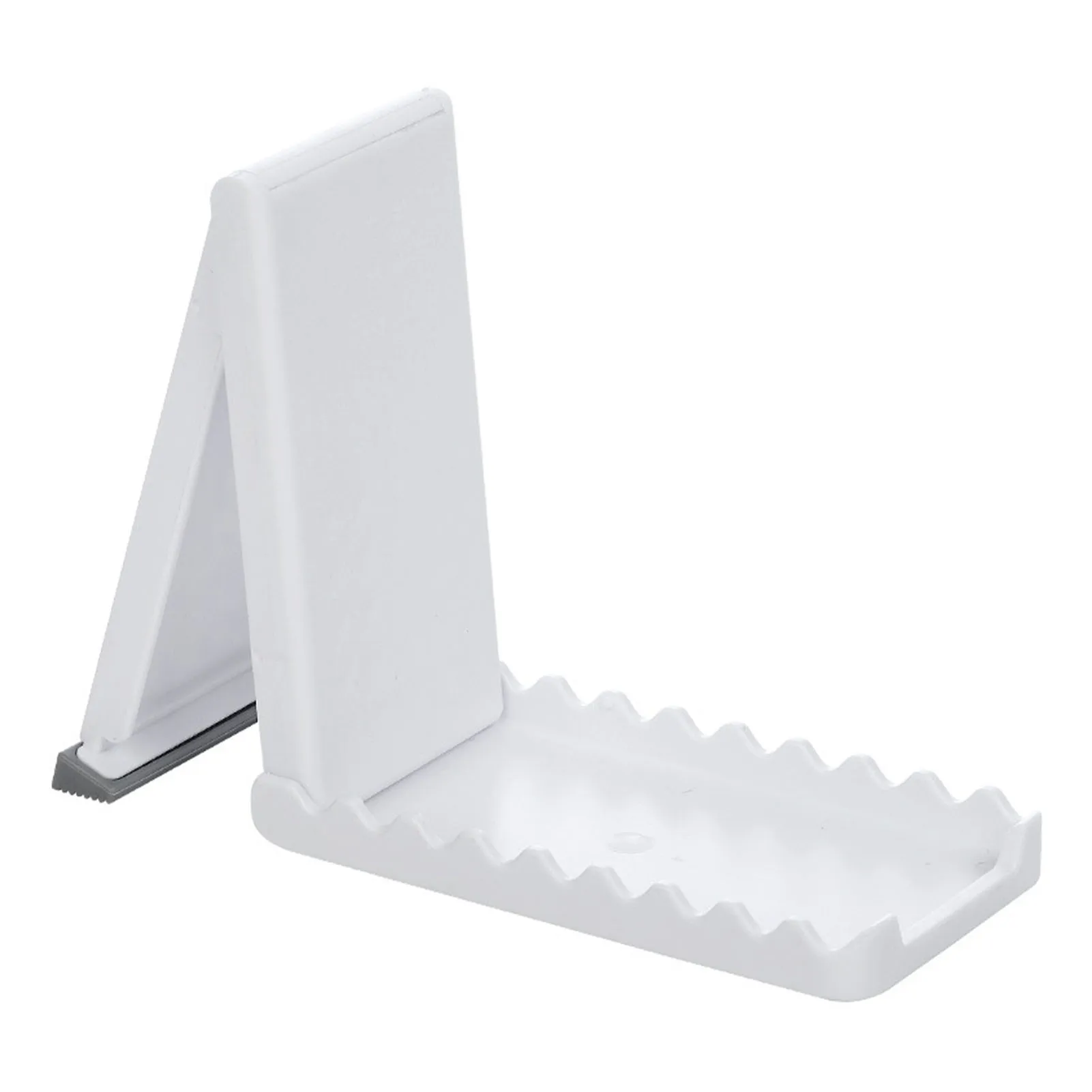 

Pot Lid Holder And Spoon Rest Foldable Pan Lid Holder Foldable And Groove Design Anti-slip Pan Lid Organizer Tray For Kitchen