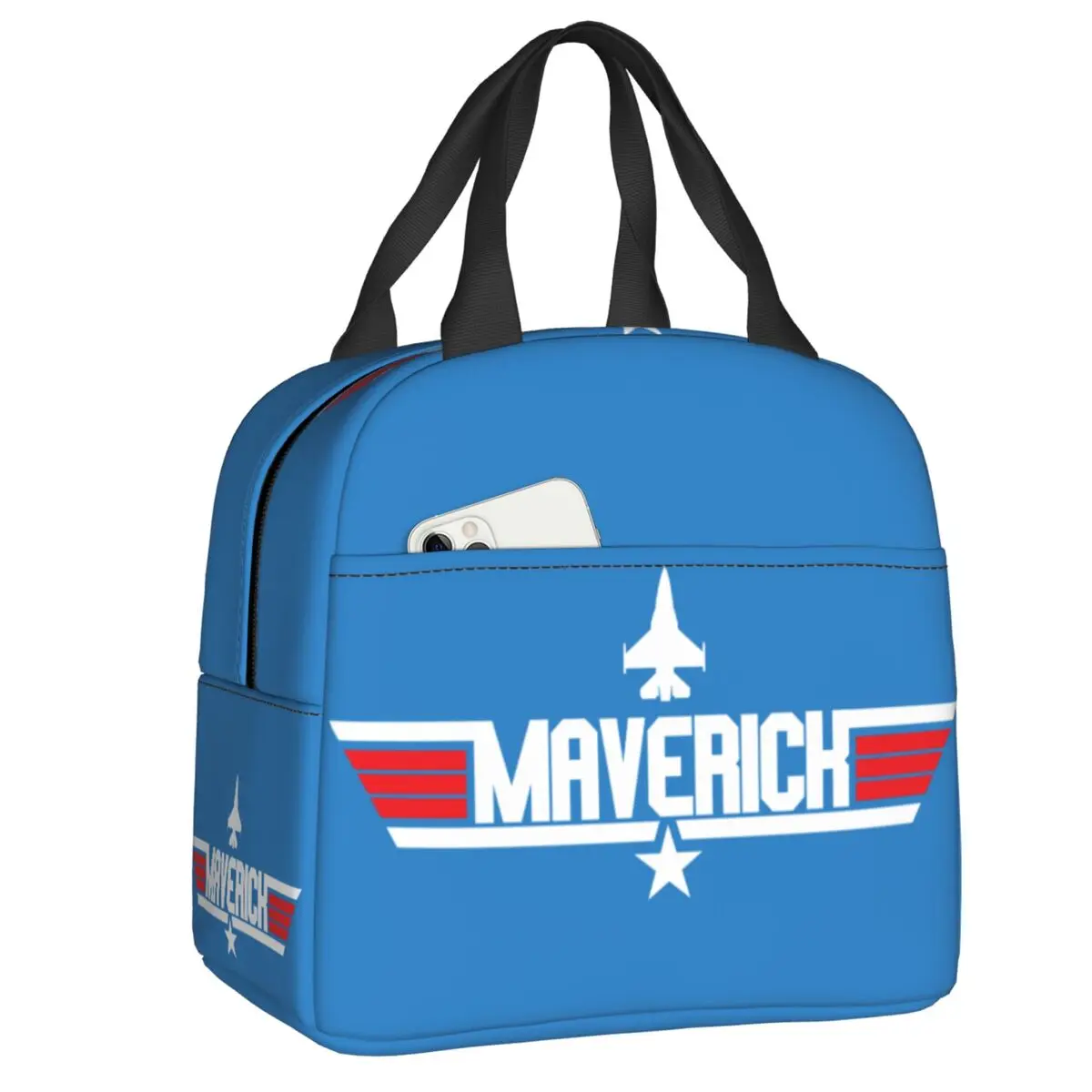 

Maverick Top Gun теплоизолированная сумка для ланча для женщин Tom круиз фильм Портативная сумка для ланча для школы работы пикника еды бэнто коробка