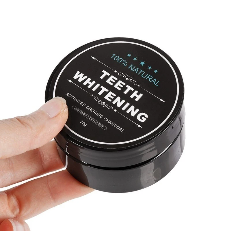 30g Teeth Whitening Powder Toothpastes Strong Whitening Tooth Powder Charcoal Oral Hygiene Care Cleaning Activated Carbon Powder images - 6
