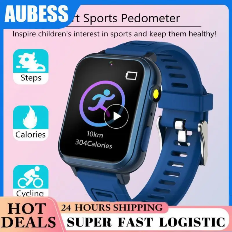 

1~4PCS Hot Kids Smart Watches With 16 Games Camera Music Alarm Flashlight Step Count Birthday Gifts For Age 3-12 Boys Girls