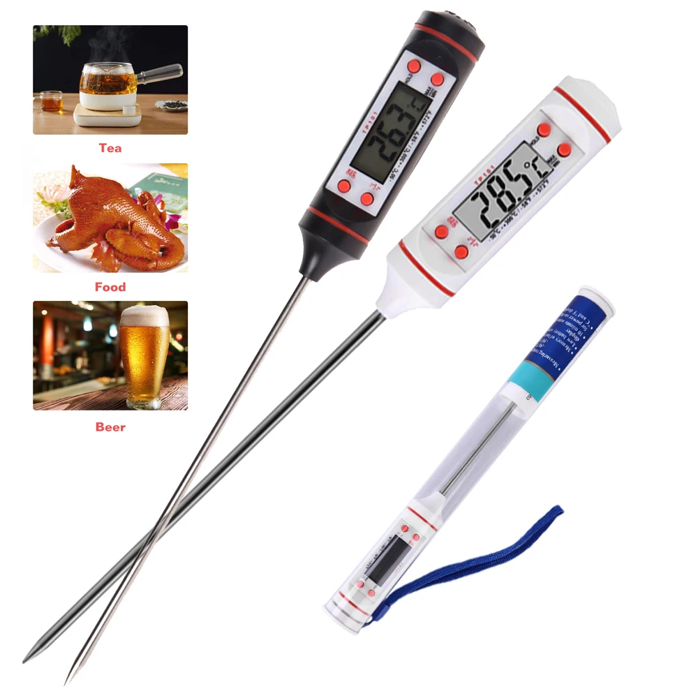 

Digital Food Thermometer For Meat Water Milk Cooking Food Probe BBQ Electronic Oven Thermometer Kitchen Tools