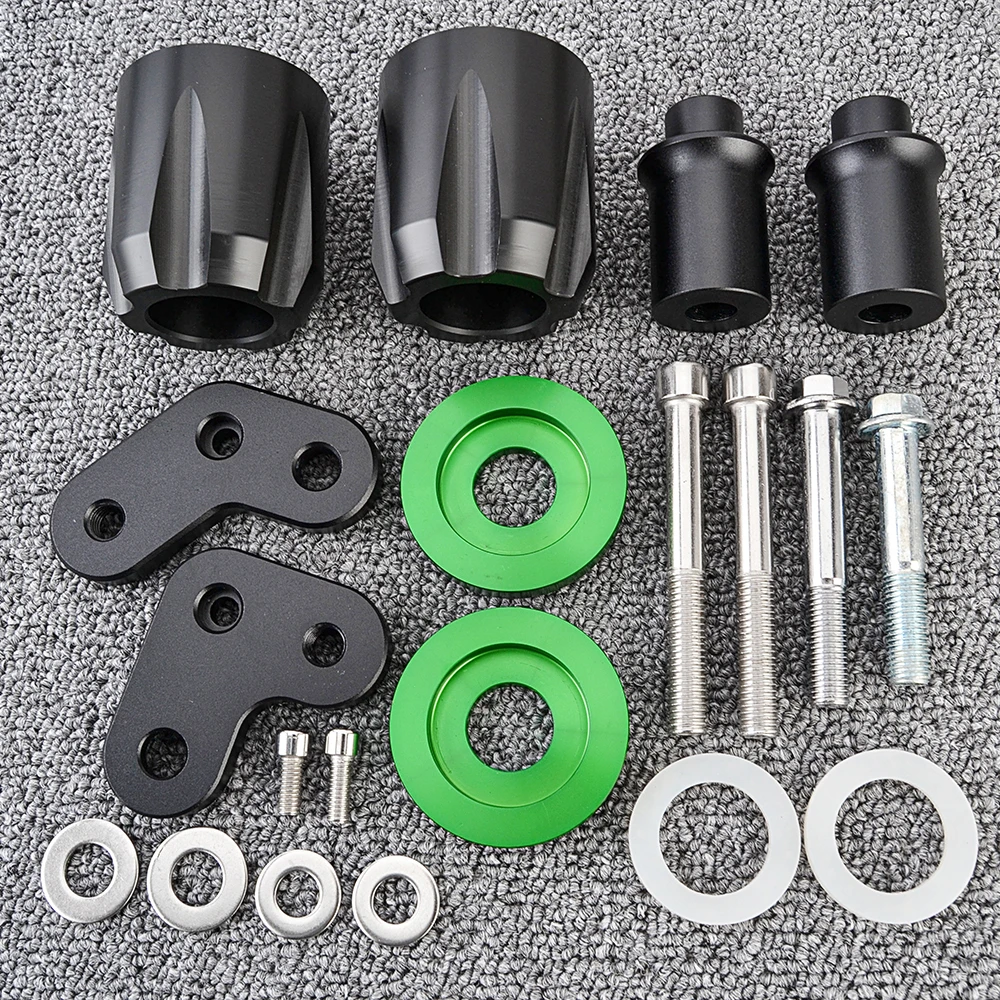 Фото Ползунки рамы, защита от столкновений для Kawasaki ZX-6R ZX6R ZX 6R 2024-2025, защита от столкновений, защита от падения мотоцикла, защита от падения №4