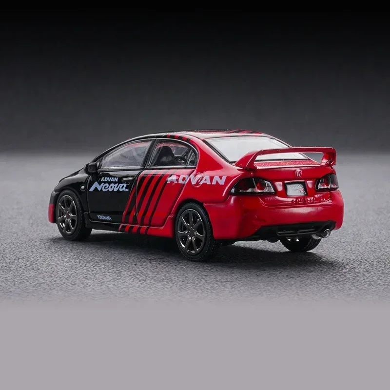 DCT 1:64 Honda Civic Type-R FD2 модель автомобиля из сплава имитация небольшой масштабной