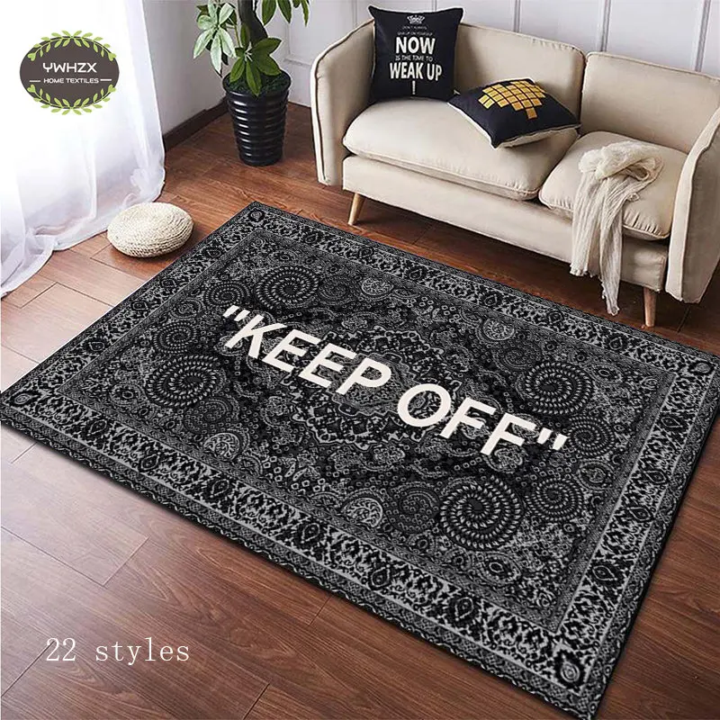 

KEEP OFF Carpet Modern Geometric Printed Rug Fashionable Floor Picnic Outdoor Living Room Mat Large Area Decorative Gift Bedroom