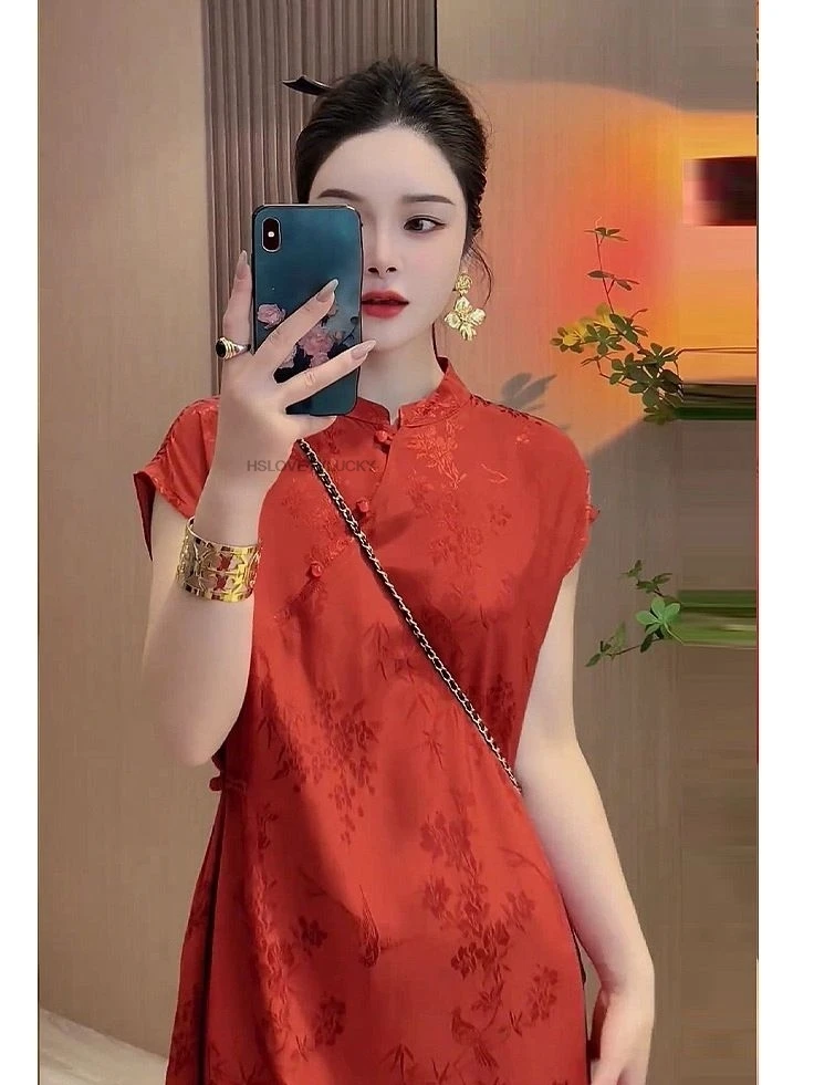 Женское платье Cheongsam HSLOVEYYLUCKY