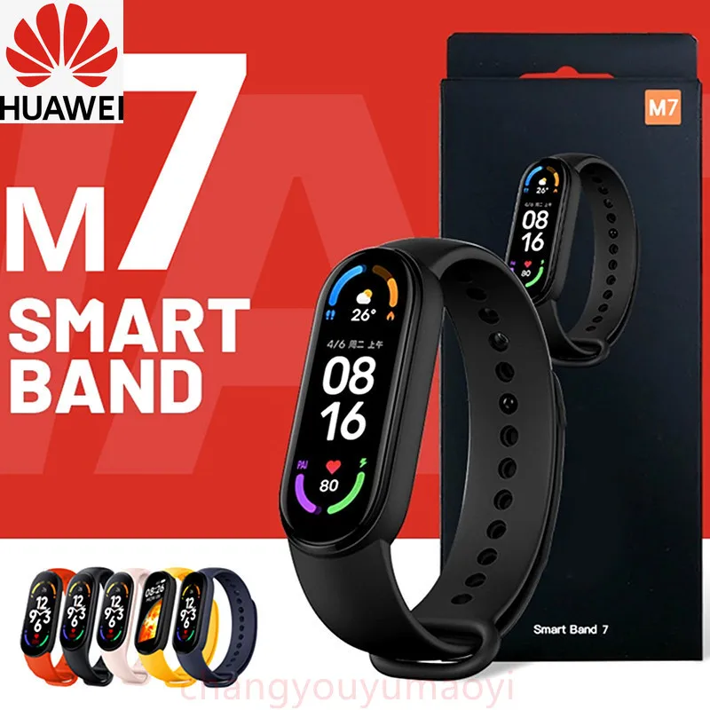 

HUAWEI M7 Smart Watch Men Women Smartband M7 Heart Rate Smartwatch Fitness Tracker Blood Pressure Sport Smart Bracelet for
