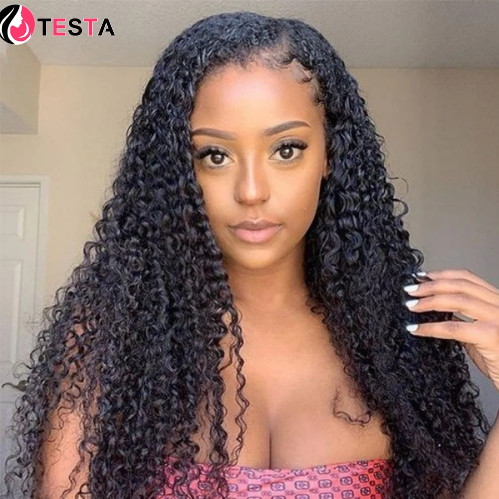 

Вьющиеся человеческие волосы Jerry 13x4, парики на сетке спереди с прозрачной застежкой HD, бразильские волосы без повреждений, парик с глубокими вьющимися волосами 10-26 дюймов