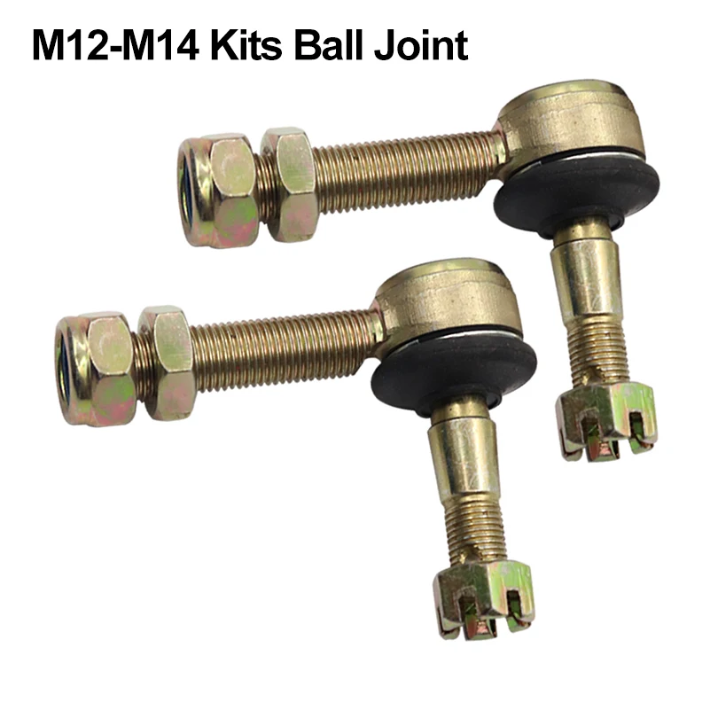 

M12*M14 Universal Tie Rod End Kits Ball Joint Fit For 70cc 90cc 110cc 125cc 150cc ATV Quad 4-WheeL Chinese BIG Bull ATV