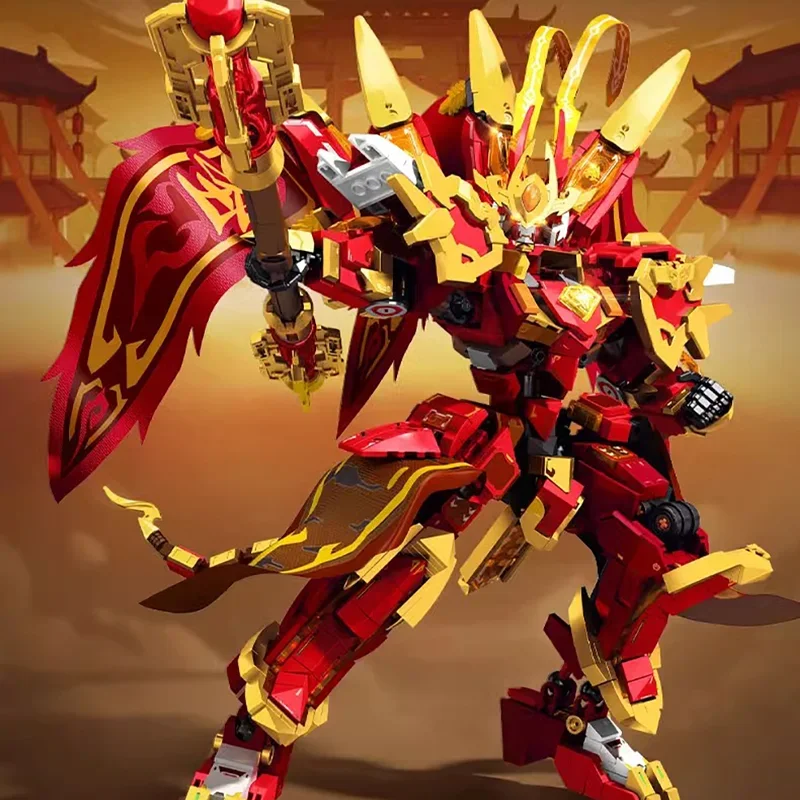 Строительные блоки SEMBO головоломка для мальчиков Путешествие на Запад Меха