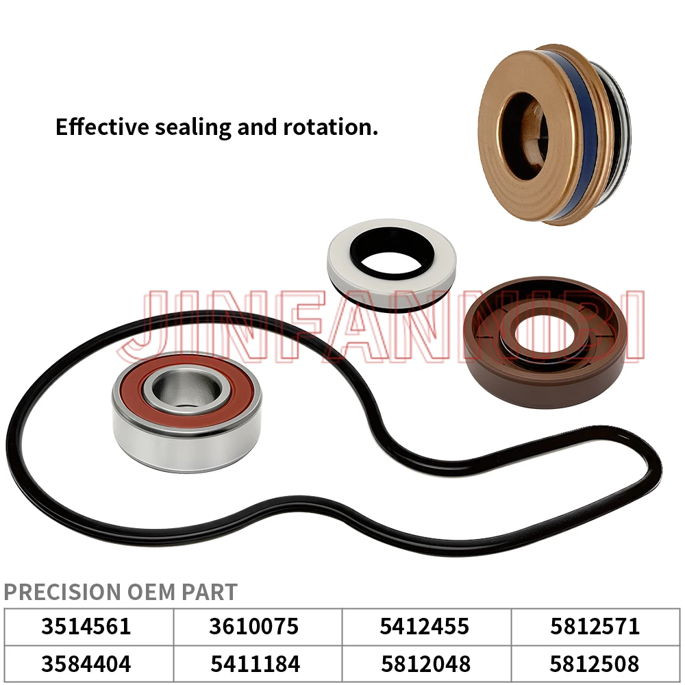 

Комплект для ремонта уплотнений водяного насоса подшипника для Polaris Ranger 700 2005-2009 гг. # 3610075