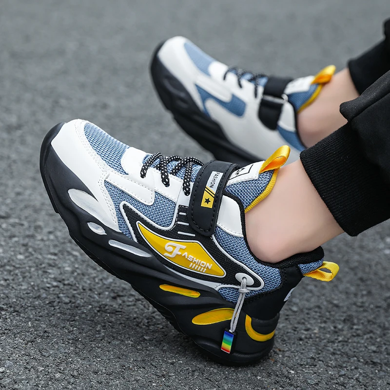 Children Sneakers Lightweight Casual Shoes for Boys Mesh Comfortable High Quality Running Shoes Kids Girls Flat Breathable Shoes