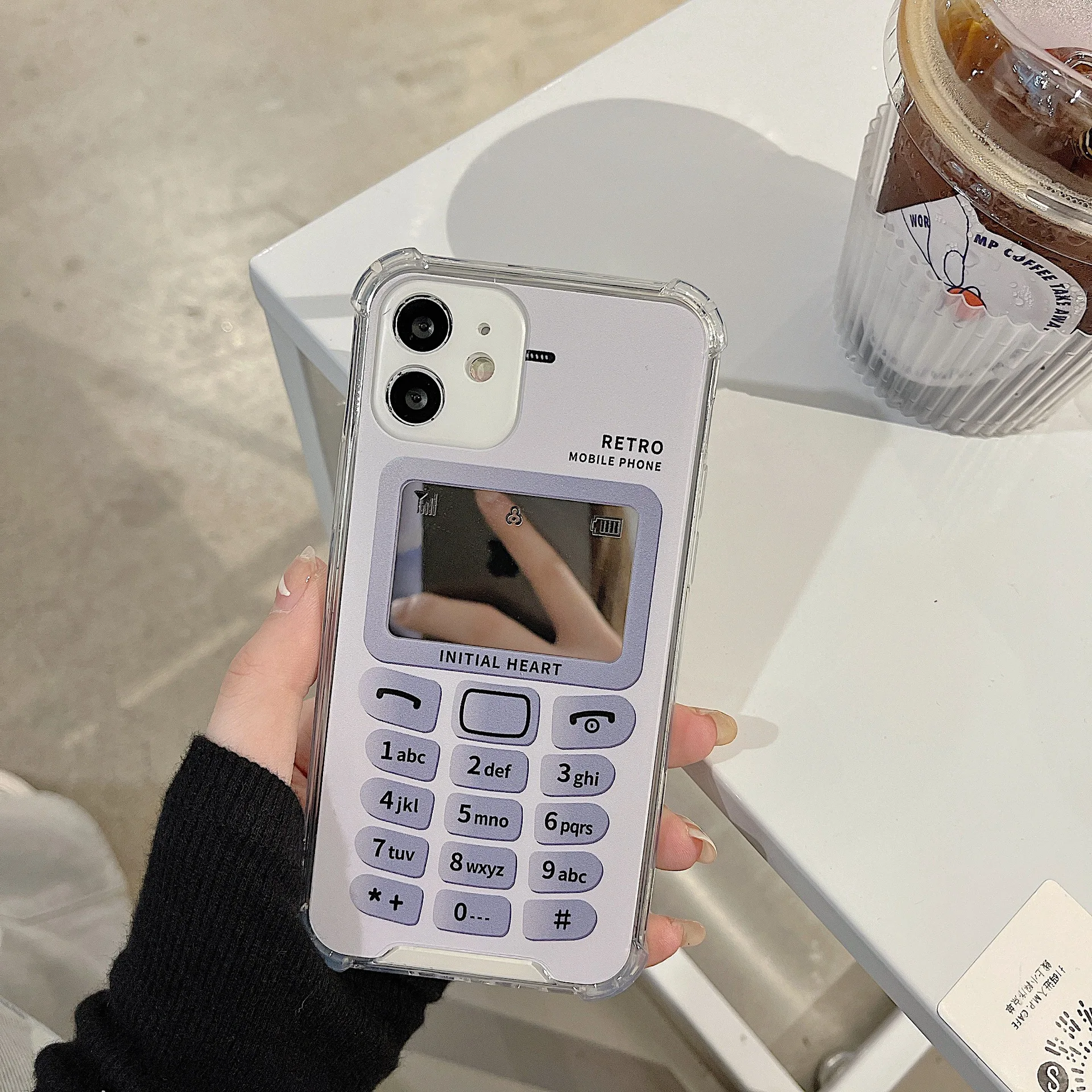 

Fashion Telephone cellphone mirror Case for IPhone 13 12 11 Pro MAX 8 7 Plus X XS Max XR SE2020 Phone Soft Cover Cases