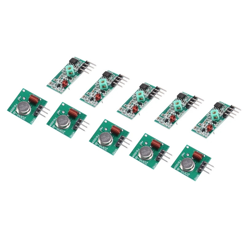 

5 пар 433 МГц Φ Модуль платы комплект связи совместимый с Ar-Duino/Arm/Mcu/Raspberry Pi/Wireless