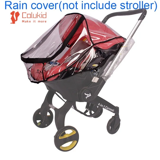 Foofoo Car Seat Raincoat Baby Stroller Accessories Rain Cover Waterproof Cover for Doona Stroller