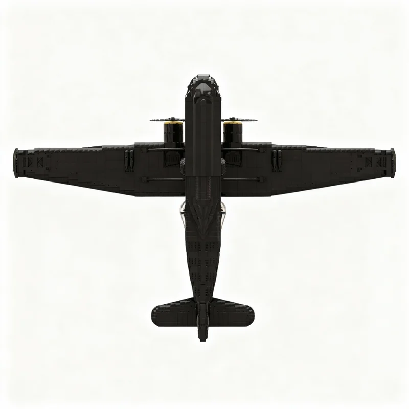 Фото 3639 деталей MOC Creator Clutch Creations Black CAT PBY Версия 1 Модель игрушки Строительные блоки Архитектура Рождественские подарки Креативные №3