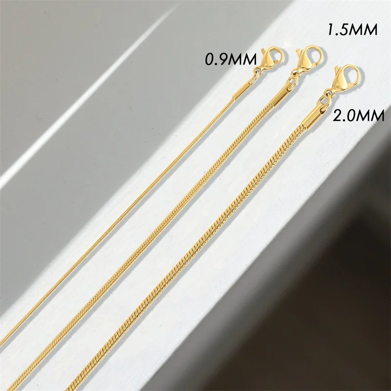 Парные мужские и женские браслеты золотого цвета для Женщин змеиная цепочка из