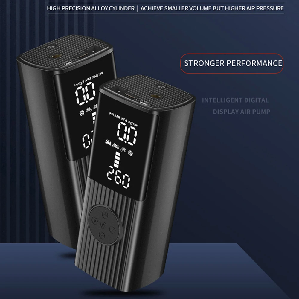 Компрессор Автомобильный цифровой портативный 12 В 180 Psi