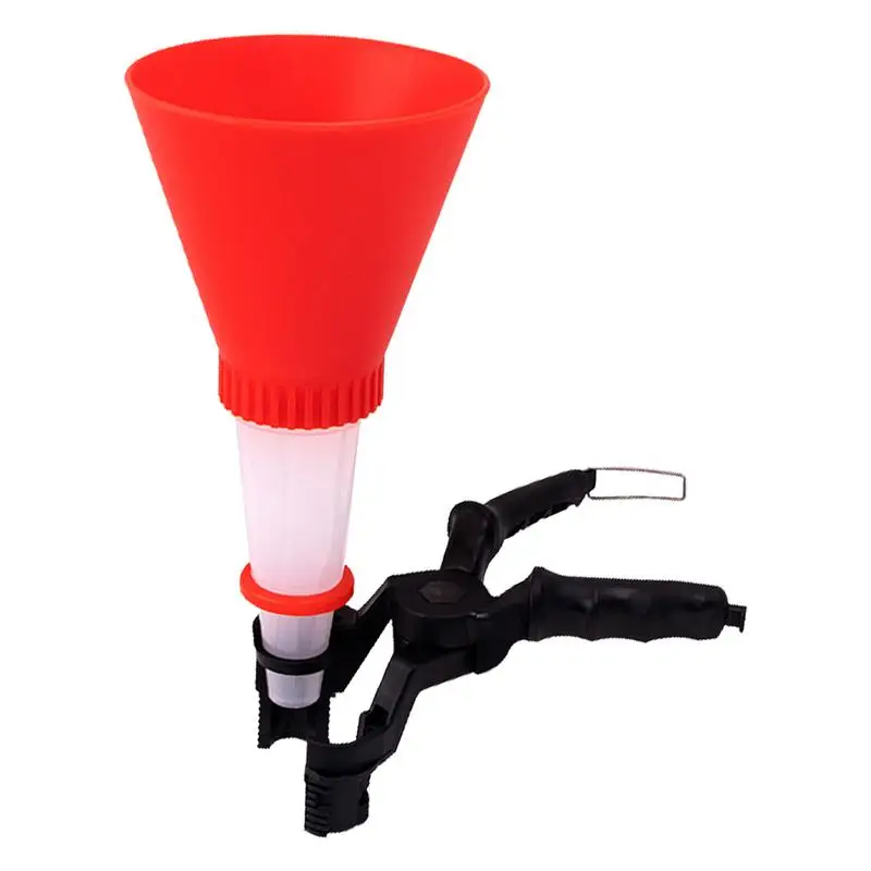 

Universal Flexible Oil Funnel Funnel Nesting In BPA Free For Science Laboratory Chemicals Clear ABS Funnel For Bottle Filling