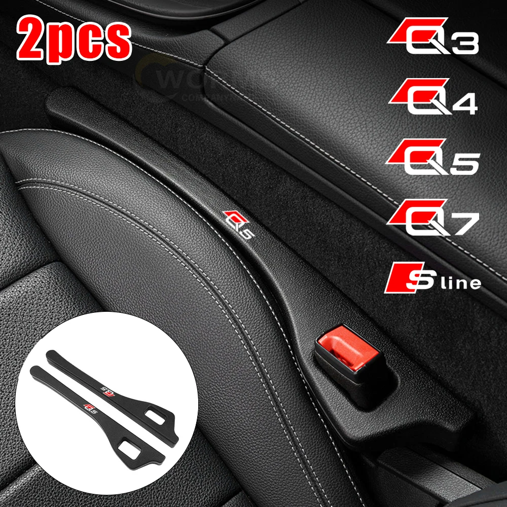 

Car Seat Gap Filler Side Seam Plug Strip Leak-proof Filling Strip Interior Decoration Supplies For Audi Q3 Q4 Q5 Q7 S Line TT
