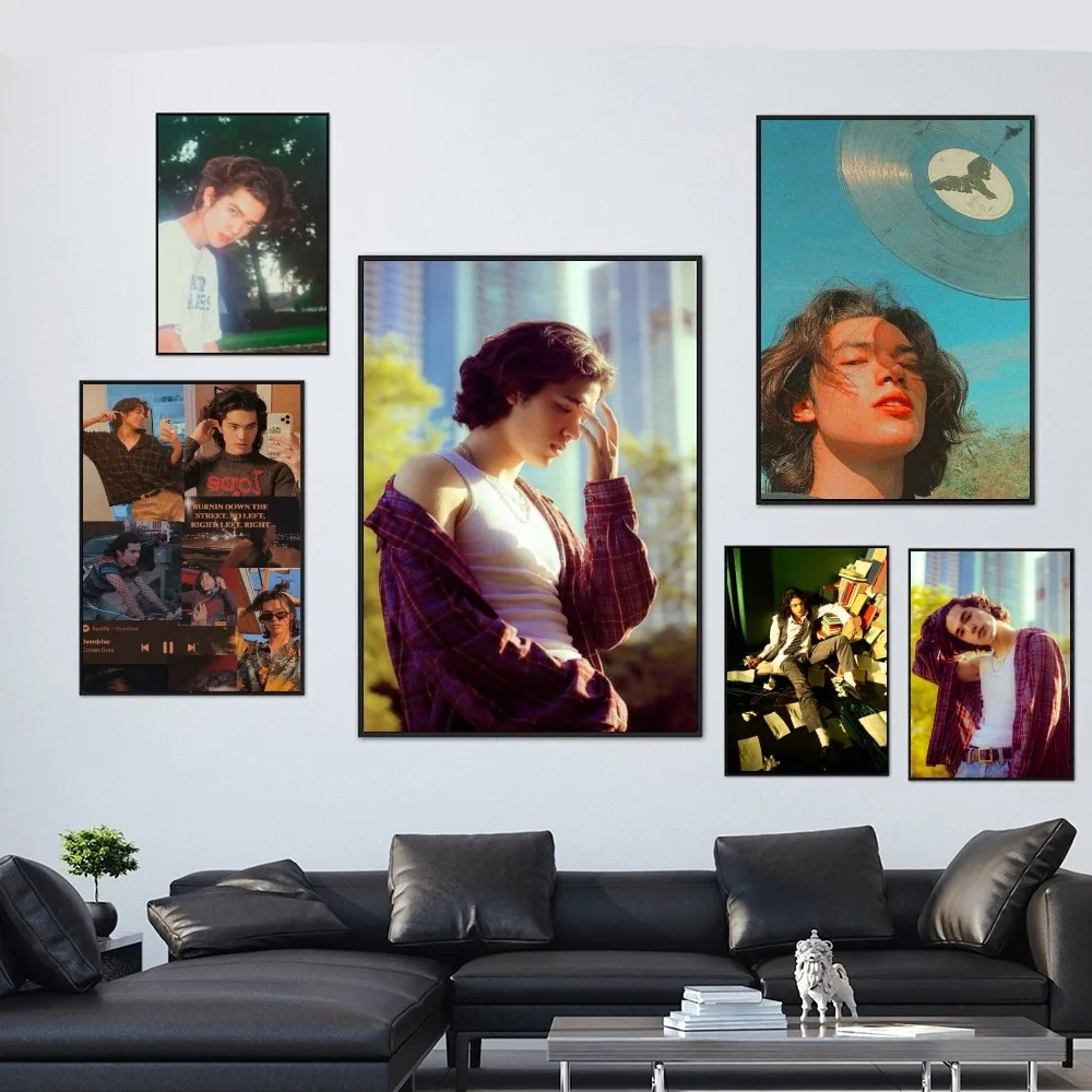 

Постер Pop Singer C-Conan Gray's World Tour, бумажный постер с принтом для дома, гостиной, спальни, входа в бар, кафе, художественная живопись, украшение