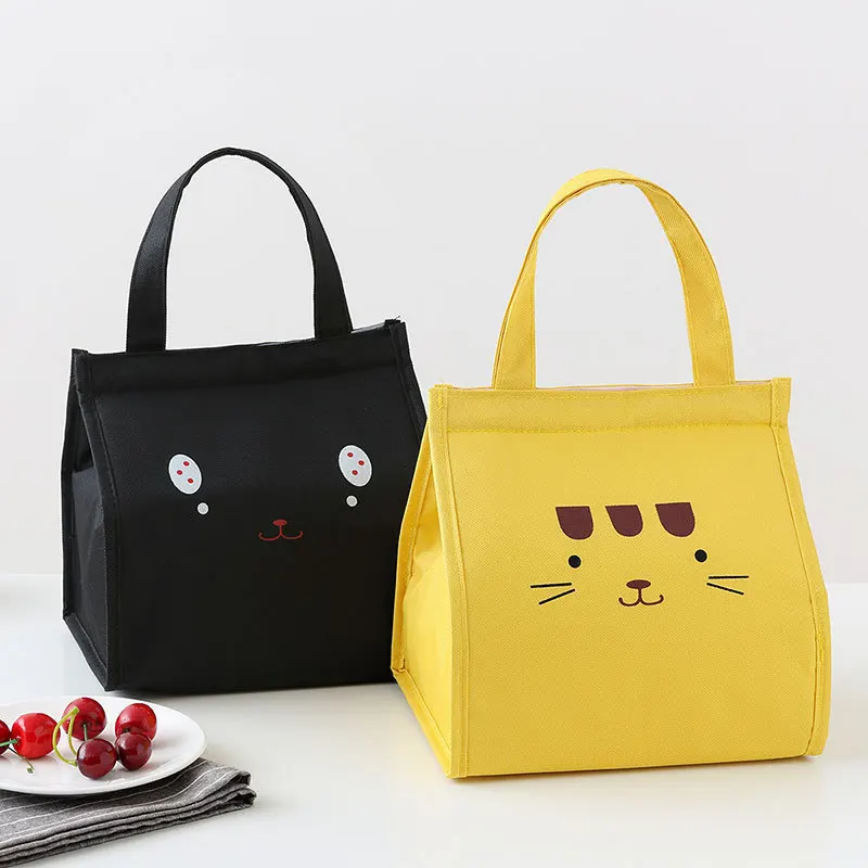 

Insulated Lunch Bag For Kids Women Thermal Cooler Bag Travel Picnic Food Organizer Cartoon Waterproof Storage Bag For Lunch Box