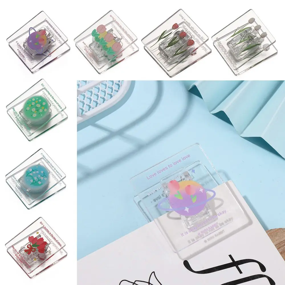 

Desk Organizer Clip Tulips Long Tail Folder Folder New Seal Office Supplies Paper Storage Stationery Accessories