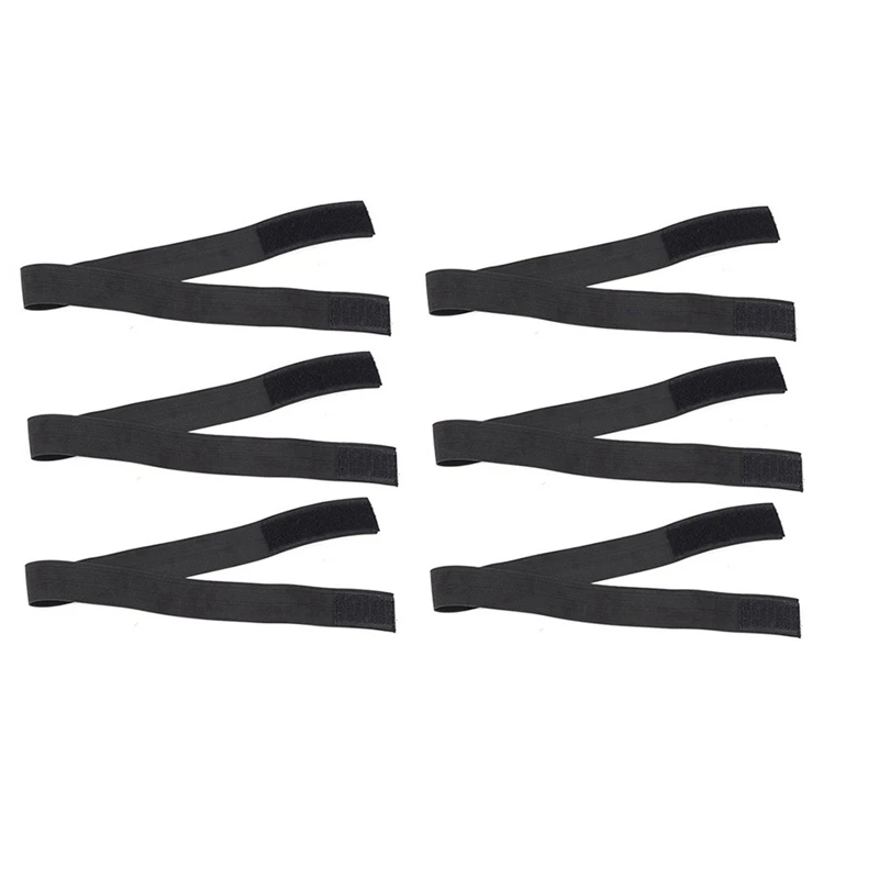 

6 PCS Buckle-Elastic Bands For Sewing Wigs Hair 65Cm/25.6 Inch Length Adjust Wig Strap-Buckle-Elastic Band