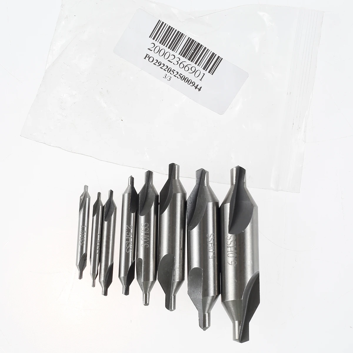 

New8Pcs Center Drill Bits Set High Speed Steel Combined Drill 60 Degree Drill Bits Kit 1/1.5/2/2.5/3/4/5/6mm Countersink Lathe