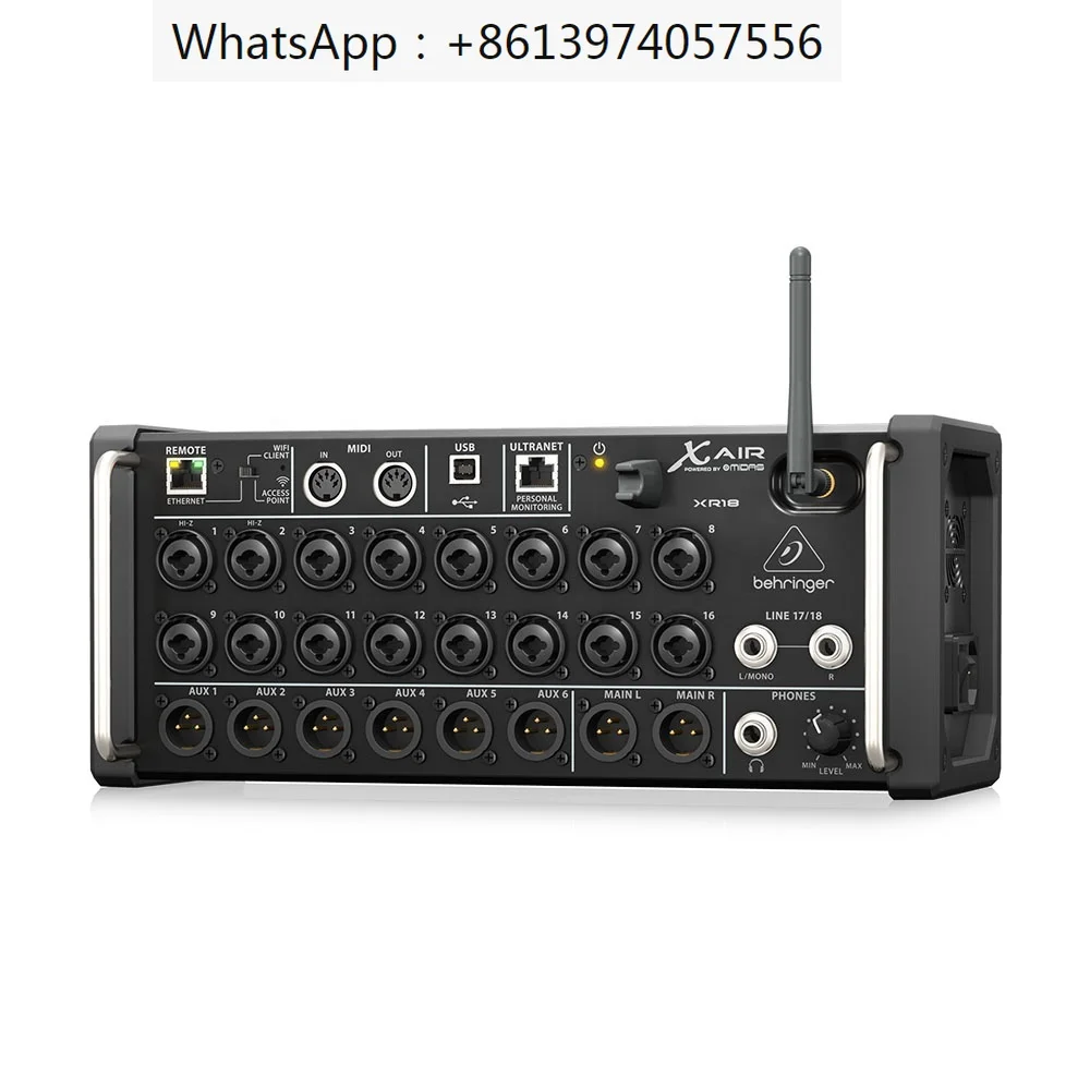 

Behringer X AIR XR18 Rack Digital Mixer Pa System 18-Channel Integrated Wi-Fi Router Mixer