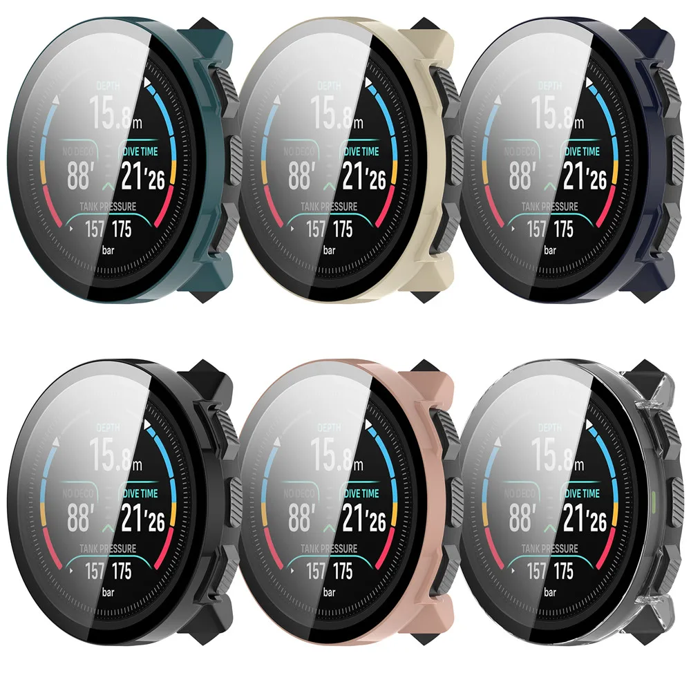 Фото Полностью защитный стеклянный чехол для смарт-часов SUUNTO Nautic S, защитный чехол для экрана, жесткий чехол для часов, пленка из закаленного стекла №3