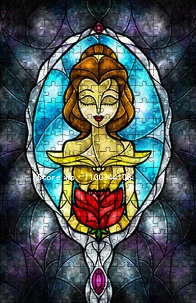 Пазлы Disney Красавица и чудовище детские развивающие Мультяшные игрушки взрослые