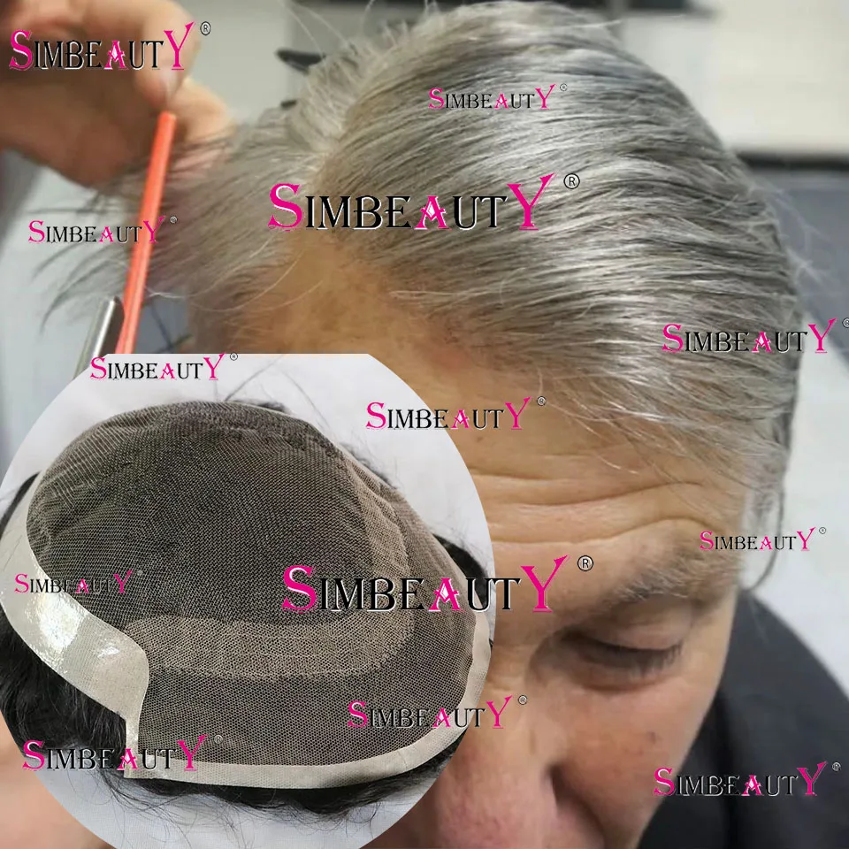 Натуральная линия волос Прочная кружевная передняя часть и искусственная кожа