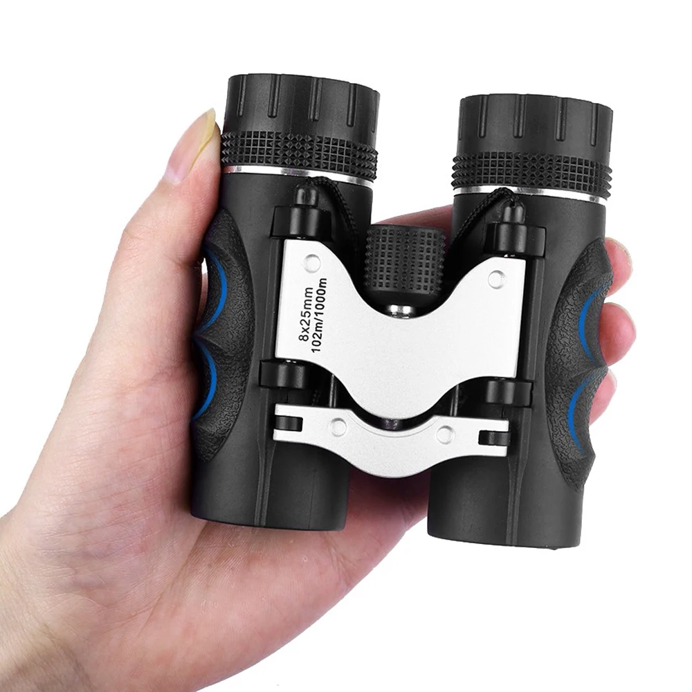 

8x25 Mini Binoculars Tactical Binoculars High-Resolution 1000m Range Telescope HD BAK7 FMC Telescope for Camping Hunting