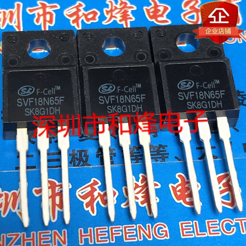 

10pcs 100% orginal new SVF18N65F 18A 650V TO220F High Voltage Power MOS Field Effect Transistor
