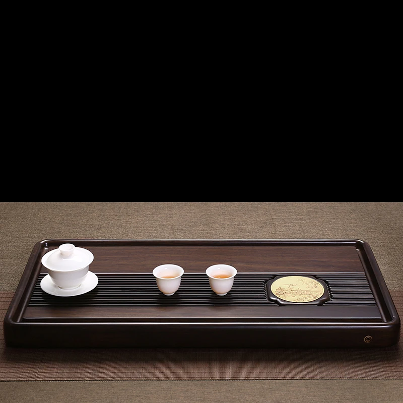 

Extra Large Chinese Tea Tray Rustic Wood Gong Fu Minimalist Office Coffee Tray Gift Drink Plateau Office Accessories GXR35XP