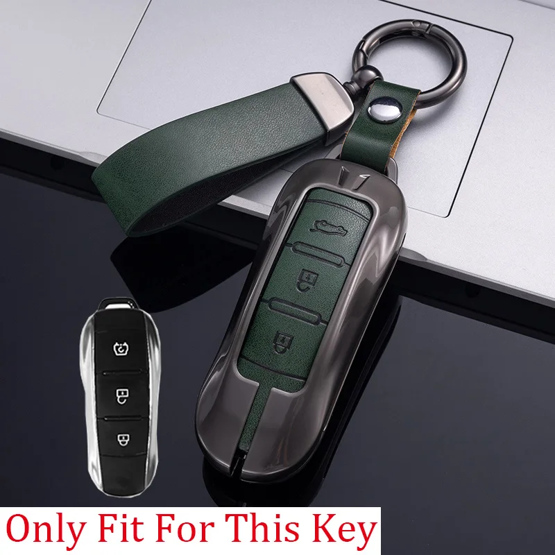 Чехол для автомобильного ключа из сплава, брелок для ключей, аксессуары для Dongfeng Fengguang DFSK Glory 580, Fengon Ix5 Ix7 SUV 3 Sf5 2021