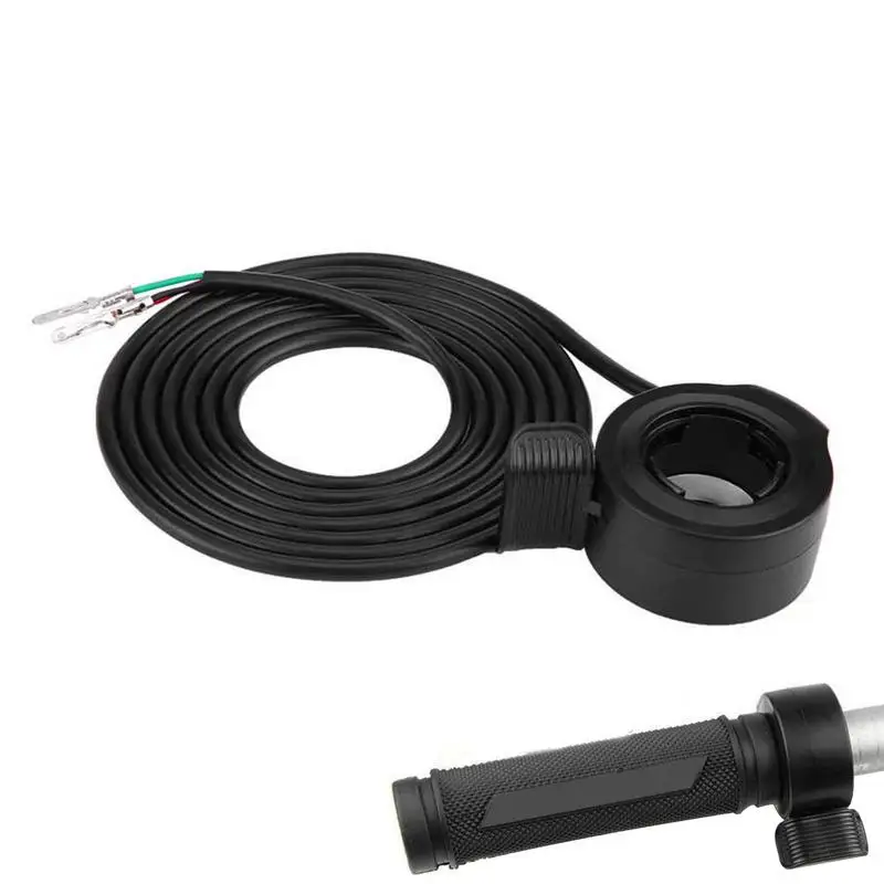

Electric Scooter Thumb Throttle 22mm Thumb Throttle Controller 24V 36V 48V 60V 72V Universal Thumb Throttle For E-Bike Electric