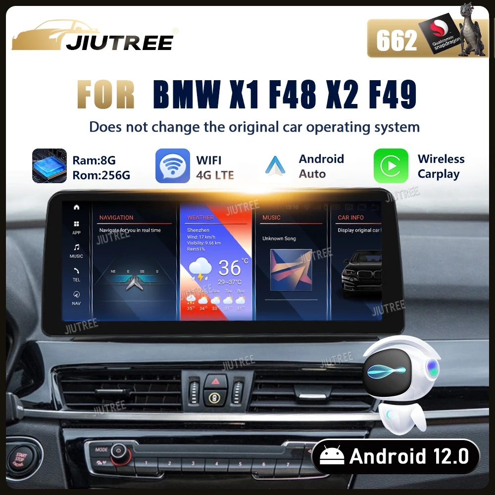 

Автомагнитола Carplay для BMW X1, F48, X2, F49, 2016, 2017, 2018