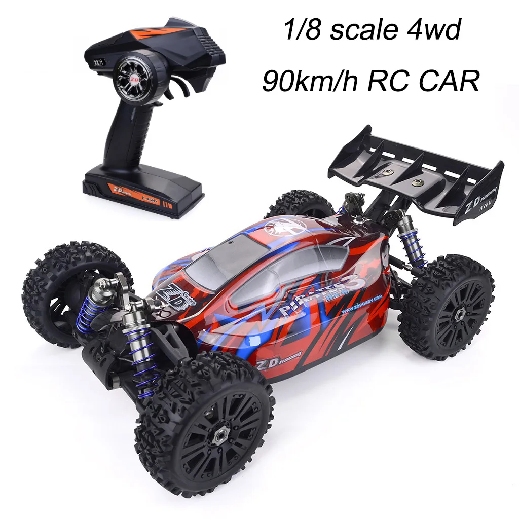 ZD Racing Pirates3 BX-8E 1/8 Scale 3S 4WD бесщеточный Электрический Внедорожник Багги 90 км/ч 2,4 ГГц 4Ch дистанционный передатчик приемник радиоуправляемая игрушка