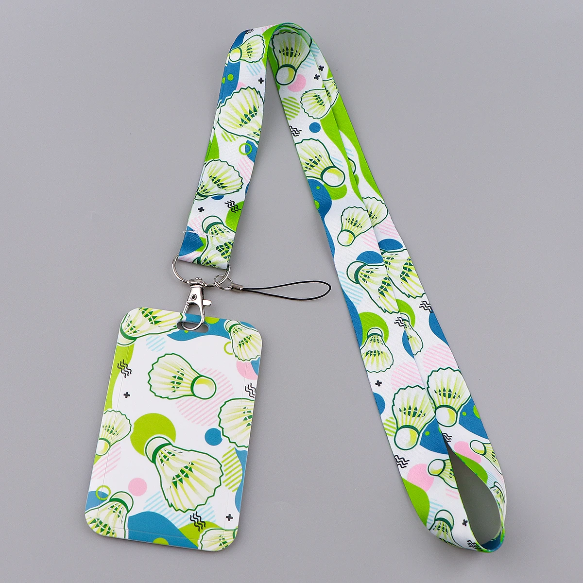 Шнурок с шариками для ключей чехол удостоверения личности держатель бейджа