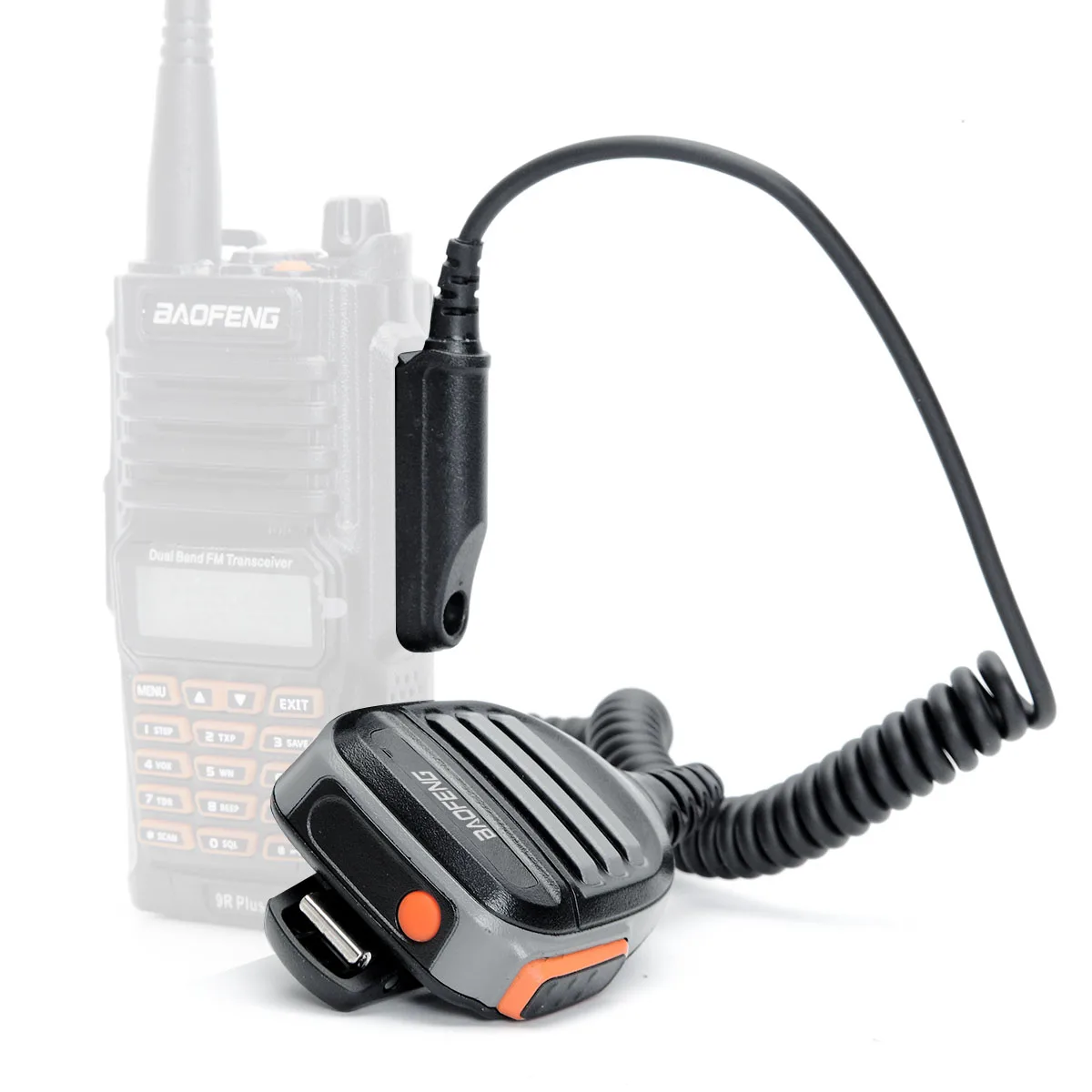 Для Baofeng UV-XR UV-9R PLUS/Pro BF-9700 A-58 рация plus 9R Pro водонепроницаемый плечевой динамик