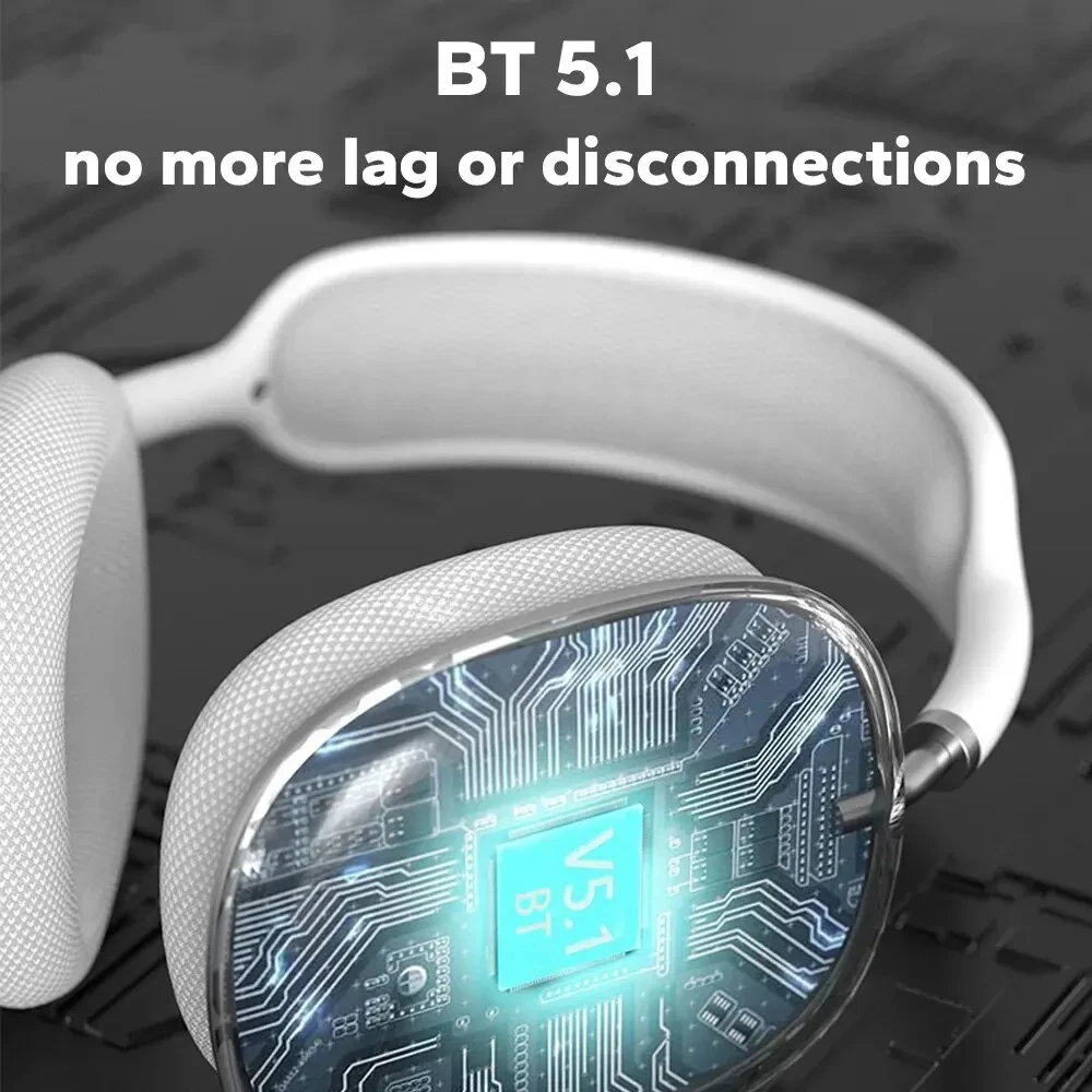 Auscultadores sem fio Bluetooth com microfone cancelamento de ruído Headsets Stereo Sound Earphone Sports Gaming Headphones m