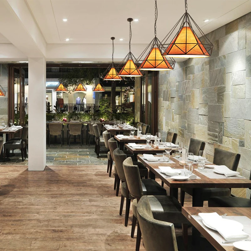 Современный металлический подвесной светильник лампа-абажур для бара кухни