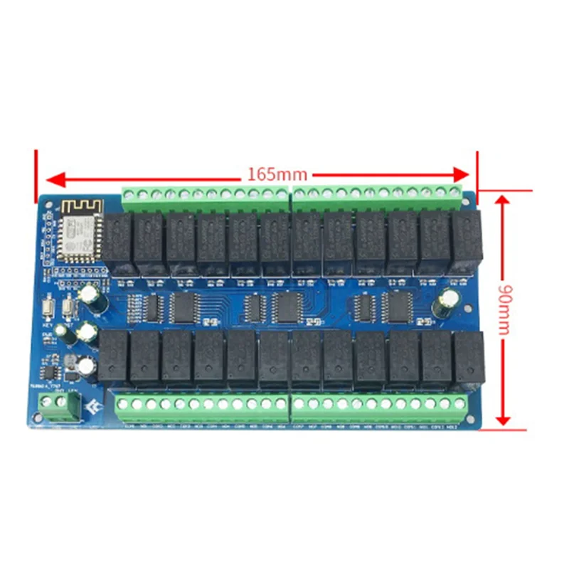 

DC Power Supply ESP8266 WIFI 24 Channel 12V Relay Module ESP-12F Development Board ESP-12F WiFi Module