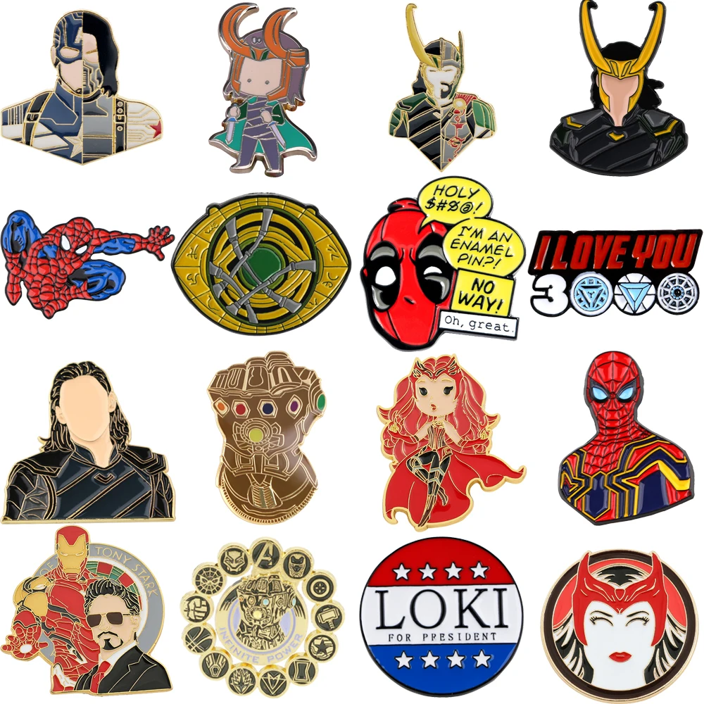 American Movies Enamel Pin Anime Pins Gift Manga Briefcase Badges Badges on Backpack Brooch for Clothes Cute Things Brooches