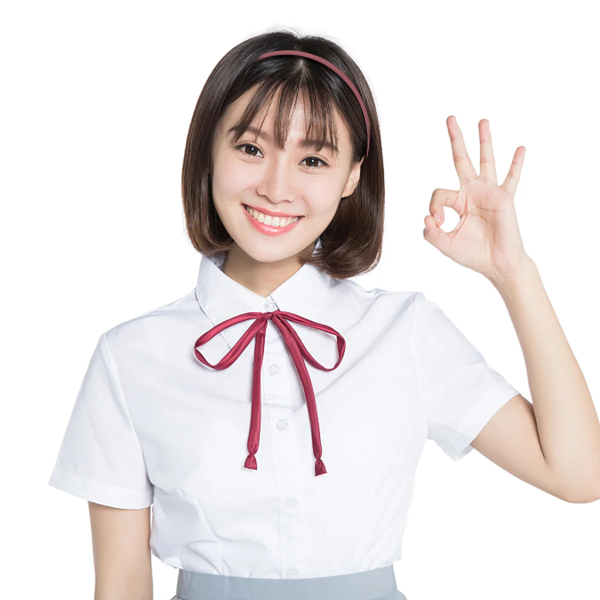 

Frosted Headband Toothed Simple Headwear Solid Color Hair Hoop Accessories Women Satin Scarf