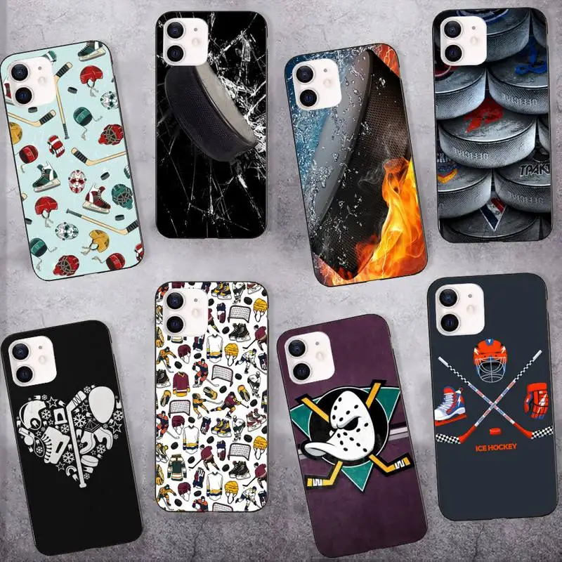

Ice Hockey Rink Sport Phone Case for iPhone 11 12 13 Mini Pro Max 8 7 6 6S Plus X 5 SE 2020 XR XS Funda Case