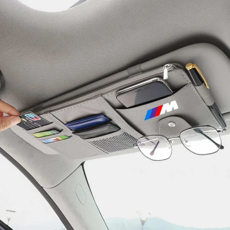 Автомобильный солнцезащитный козырек для очков зажим карт аксессуары BMW M3 M4 M5 X1 X3