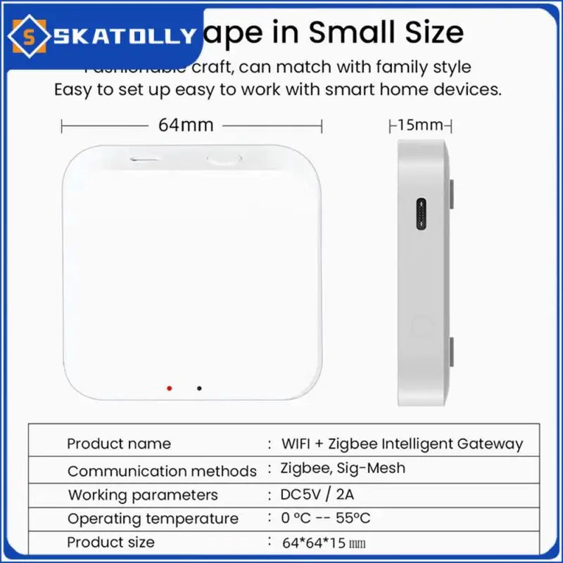 

Умный мост Tuya Wi-Fi Zigbee, дистанционное управление, многорежимный шлюз, беспроводной мостовой хаб, «сделай сам», умный дом