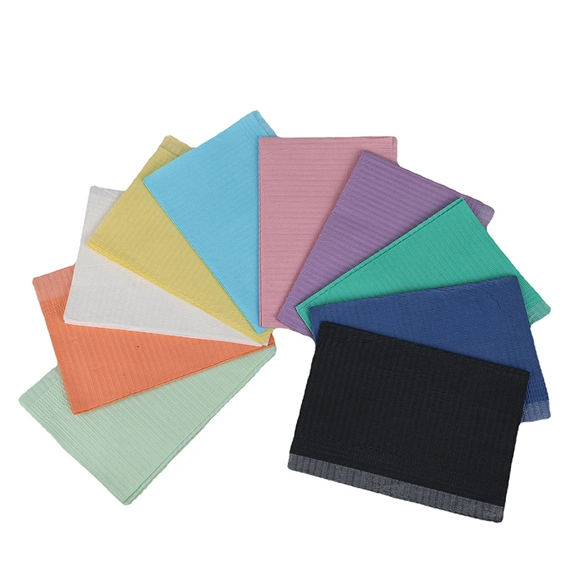 50Pcs Disposable Tattoo Clean Pad Table Covers Patient Dental Napkins Beauty Accessories Bibs |